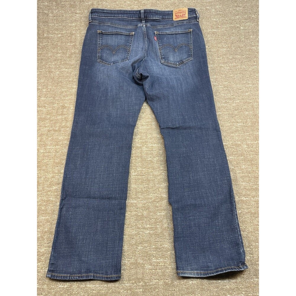 Levi's 414 Classic Straight Jeans Women’s 18W Blue Stretch Denim